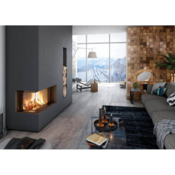 Plieninis židinio ugniakuras Spartherm Premium V-2L-80h, 13.7kW