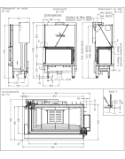 Plieninis židinio ugniakuras Spartherm Premium V-2L-80h, 13.7kW