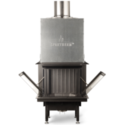 Plieninis židinio ugniakuras Spartherm Premium A-3RL-60h, 9.8 kW