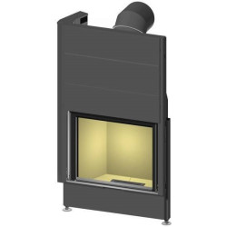 Plieninis židinio ugniakuras Spartherm Mini S51-3H-4S, 9.1 kW