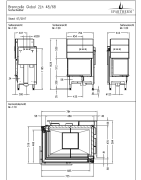 Plieninis židinio ugniakuras Spartherm Global 2Lh 48/68