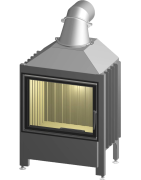 Plieninis židinio ugniakuras Spartherm Linear Varia 1V 51-4S