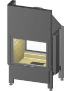 Plieninis židinio ugniakuras Spartherm Varia FD57-3h-4S