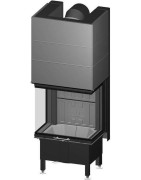 Plieninis židinio ugniakuras Spartherm ARTE 3RL-60h-4S Standart