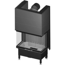 Plieninis židinio ugniakuras Spartherm ARTE 3RL-80H-4S, 14.8kW