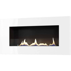 Plieninis bio židinys Spartherm Oxford 600, baltas, 3.8 kW