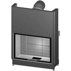 Plieninis židinio ugniakuras Spartherm Varia 1V-100h-4S, 13.5kW