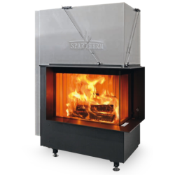 Plieninis židinio ugniakuras Spartherm Premium V-2R-80h, 13.7kW