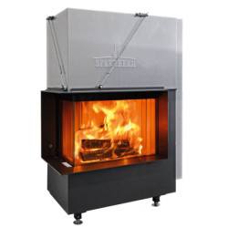 Plieninis židinio ugniakuras Spartherm Premium V-2L-80h, 13.7kW