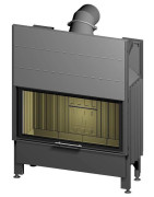 Plieninis židinio ugniakuras Spartherm Varia M-100h-4S, 14.3 kW