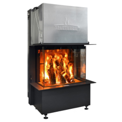 Plieninis židinio ugniakuras Spartherm Premium A-3RL-80h