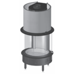 Plieninis židinio ugniakuras Spartherm Magic, 15.6 kW