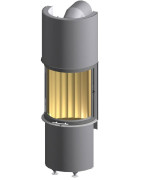 Plieninis židinio ugniakuras Spartherm Magic, 15.6 kW