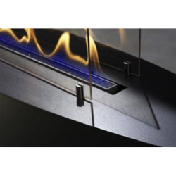 Plieninis bio židinys Spartherm Ebios-fire Elipse Wall, juodas