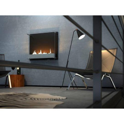 Plieninis bio židinys Spartherm Ebios-fire Cambridge 600, juodas