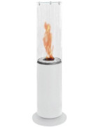 Plieninis bio židinys Spartherm Tower, baltas, 6.9 kW