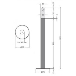 Plieninis bio židinys-žvakė Spartherm La Vela Grande IX