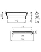 Plieninis bio židinys Spartherm Steel, 3.4 kW