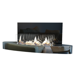 Plieninis bio židinys Spartherm Ebios-fire Elipse Wall Mini