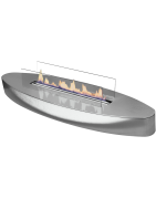 Plieninis bio židinys Spartherm Ebios-fire Elipse Base Mini