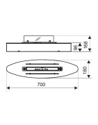 Plieninis bio židinys Spartherm Ebios-fire Elipse Base Mini