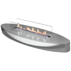 Plieninis bio židinys Spartherm Ebios-fire Elipse Base, chromas