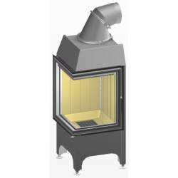 Plieninis židinio ugniakuras Spartherm Mini 2L, iki 9.1 kW