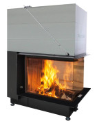 Plieninis židinio ugniakuras Spartherm Premium A-U-50h, 12.1 kW