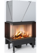 Plieninis židinio ugniakuras Spartherm Premium V-2L-68h, 12.4 kW