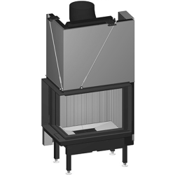 Plieninis židinio ugniakuras Spartherm Premium V-2L-68h, 12.4 kW