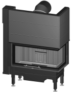 Plieninis židinio ugniakuras Spartherm Varia AS-2Rh-4S, 9.1 kW