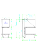 Plieninis židinio ugniakuras Spartherm Premium A-U-70h, 14.8 kW