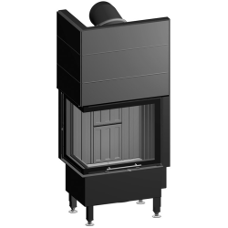 Plieninis židinio ugniakuras Spartherm Varia 2L-55h-4S, 9.1 kW