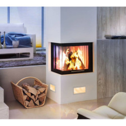 Plieninis židinio ugniakuras Spartherm Varia 2L-55h-4S, 9.1 kW