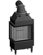 Plieninis židinio ugniakuras Spartherm Varia 2L-55-4S, iki 9.1kW