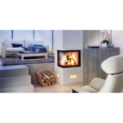 Plieninis židinio ugniakuras Spartherm Varia 2L-55-4S, iki 9.1kW