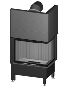 Plieninis židinio ugniakuras Spartherm Varia 2R-68h-4S, 12.5 kW