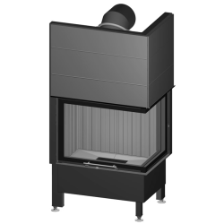 Plieninis židinio ugniakuras Spartherm Varia 2R-68h-4S, 12.5 kW