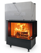 Plieninis židinio ugniakuras Spartherm Premium V-2R-80h, 13.7kW