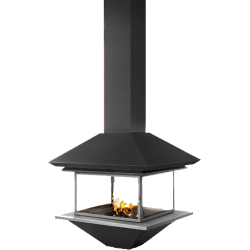 Plieninis židinys Traforart Gaia, 14.4 kW