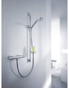 Dušo komplektas Hansgrohe Croma 100, su termostatiniu maišytuvu