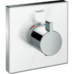 Dekoratyvinė dalis Hansgrohe ShowerSelect Glass, baltu stiklu