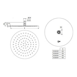 Termostatinės sistemos Ideal Standard Ceratherm 100 komplektas