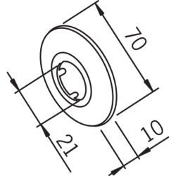 Dangtelis Oras, D70/21X9.5