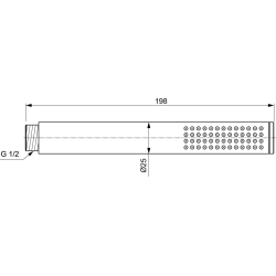 Dušo galvutė Ideal Standard Joy, rankiniam dušui
