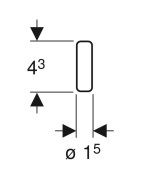 Tualeto gaiviklis Geberit DuoFresh, 8 lazdelės