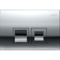 Vandens nuleidimo mygtukas Geberit Delta50, blizgus chromas