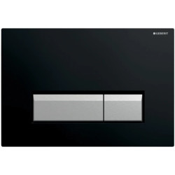 Vandens nuleidimo mygtukas Geberit Sigma40, juodas