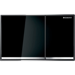 Vandens nuleidimo mygtukas Geberit Omega60, juodas