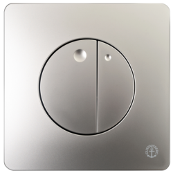 Vandens nuleidimo mygtukas Gustavsberg Duo, chromas